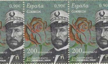 General Prim y Prats, Masones filatelizados.