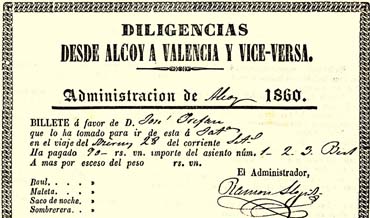 Enlace de la linea Alicante-Játiva-Valencia