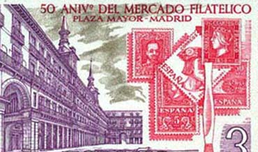 Se reanuda el Mercado filat. de la Plaza Mayor