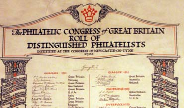 The Roll of Distinguished Philatelists