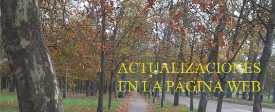 Actualizados diversos apartados de la web