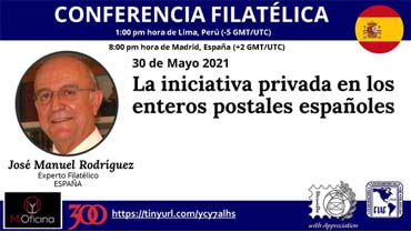 José Manuel Rodríguez en Mi Oficina Philatelic S.