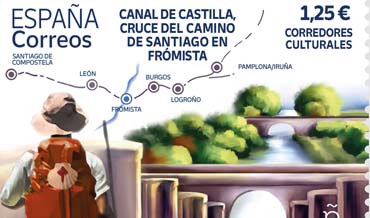 Cruce del Camino de Santiago en Frómista».