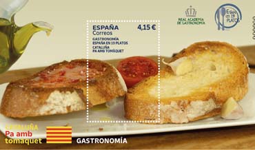 España 19 platos: Cataluña: Pa amb tomà..