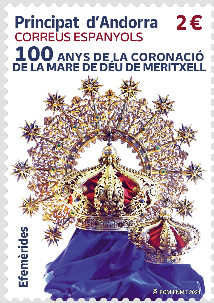 100 años Coronación Mare de de Meritxell – Federacion de Sociedades Filatelicas