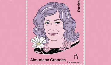 Presentacion sello, Almudena Grandes
