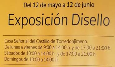 Últimos días Exposición “Disello” Torredonjimeno   