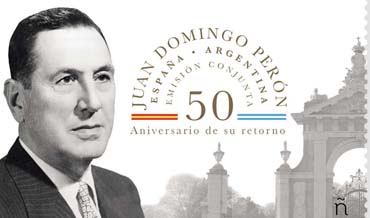 J. D. Perón. 50 aniv. de su retorno a Argentina