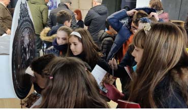 Visita Colegio «Saldaña» y Mini taller Filat. Burgos