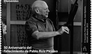 Sello 50 Aº fallecimiento de Pablo Ruiz Picasso»