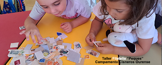 «Peques» y Filatelia en Ourense