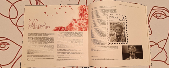 Pilar Gallego en el libro «O rueiro que queremos»