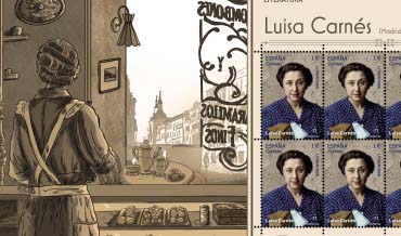 Sello y Tarjeta: Literatura. 2024. Luisa Carnés