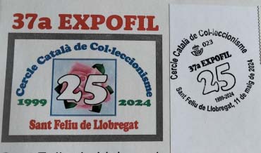 37ª E. filatélica y Colec. Sant Feliu de Llobregat