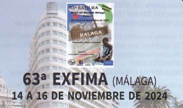 Exposición Filatélica 63ª EXFILMA en Málaga.