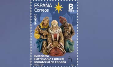 Presentación sello Navidad Belenismo