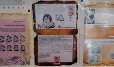 Exposición Pergaminos: Mujeres en la Filatelia