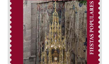 Presentación sello. Corpus Christi. Toledo
