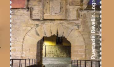 Presentación Sello puerta del Revellin, Logroño