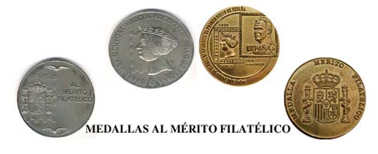 Medallas al Mérito Filatélico y de FESOFI