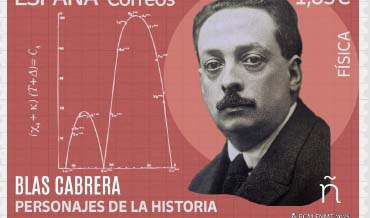 Presentación sello P. Historia: Blas Cabrera