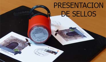 Presentación sello «Tren de Utrillas (Teruel)»
