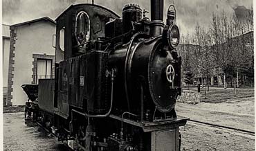 Sello del Tren de Utrillas (Teruel)
