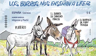 Sello “Humor gráfico”: Idígoras y Pachi.
