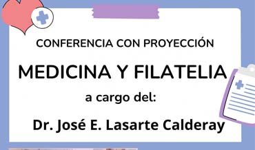 Conferencia en Cádiz: Medicina y Filatelia