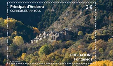 Principat D´Andorra. Poblaciones Fontaneda